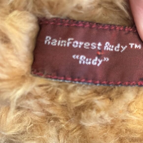 Fiesta Talking RAINFOREST RUDY Ranger 10 Teddy Bear w/Frog Plush Toy WITH TAGS! - Picture 11 of 12